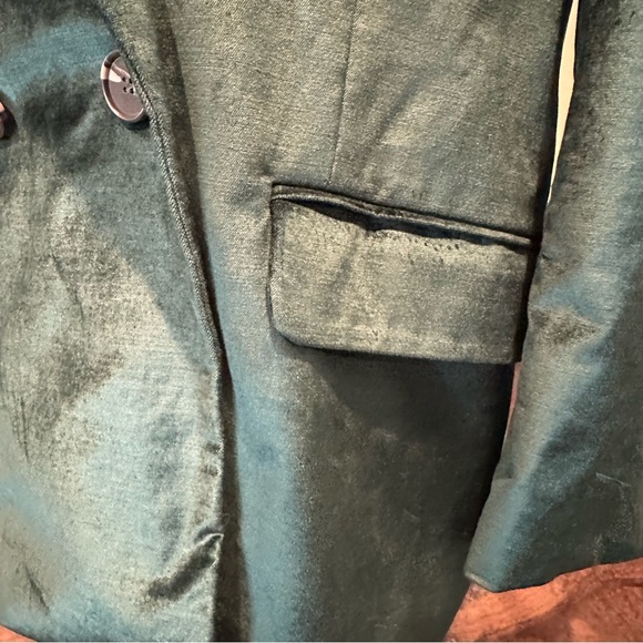 Free People Ashby Double Breasted Blazer in Jade - Picture 8 of 10